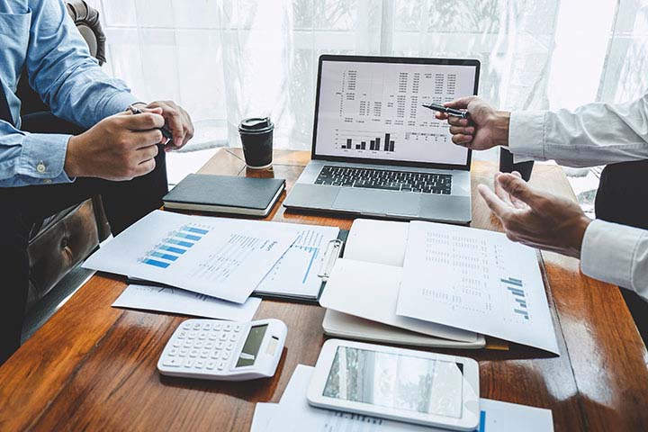 Direct Lending: Advantages of Bypassing Brokers; Business team partner on meeting brainstorming in investment ideas marketing planning project and presentation finance and strategy of business making to successful and development growth profit.